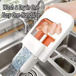 Foldable Desktop Mini Sponge Mop | Portable Wet & Dry Cleaning